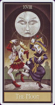 Deviant Moon Tarot Moon Card