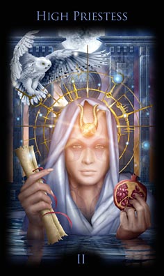 Legacy of the Divine Tarot High Priestess