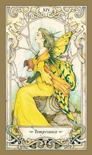 Mystic Faerie Tarot Temperance Card