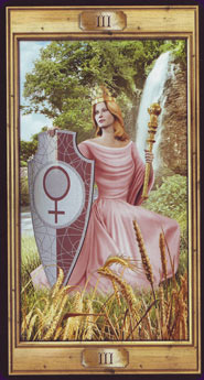Pictorial Key Tarot Empress Card