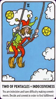 Tell Me Tarot Two of Pentacles