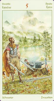 Vikings Tarot Five of Swords